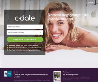 C-Date Webseite