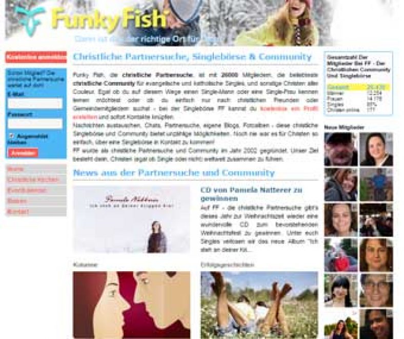 FunkyFish Webseite