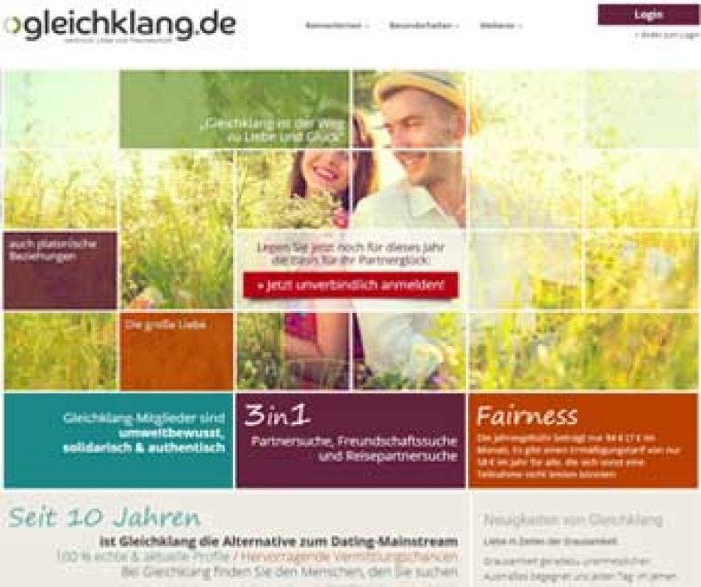 Gleichklang Webseite